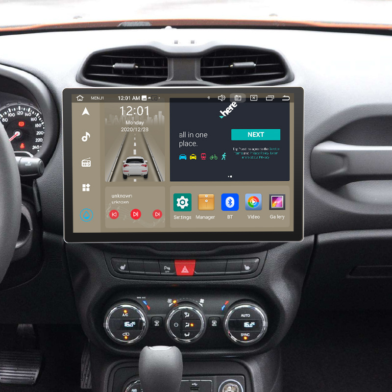 Aplicable a 13.3-pulgadas Jeep 16-18 hombre libre 2 + 32 4 + 64 CarPlay coche Android Navigator