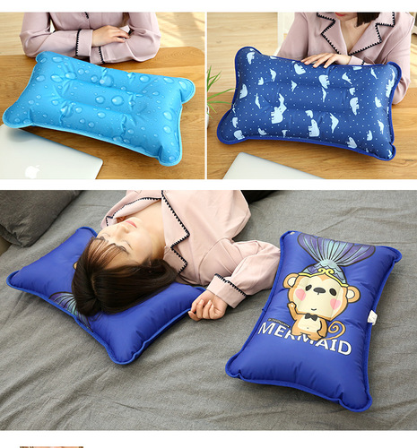 5ZV7 wholesale ice pillow, ice pad, water-filled cooling pillow, children's water bag, adult water pillow, summer student nap, cool
