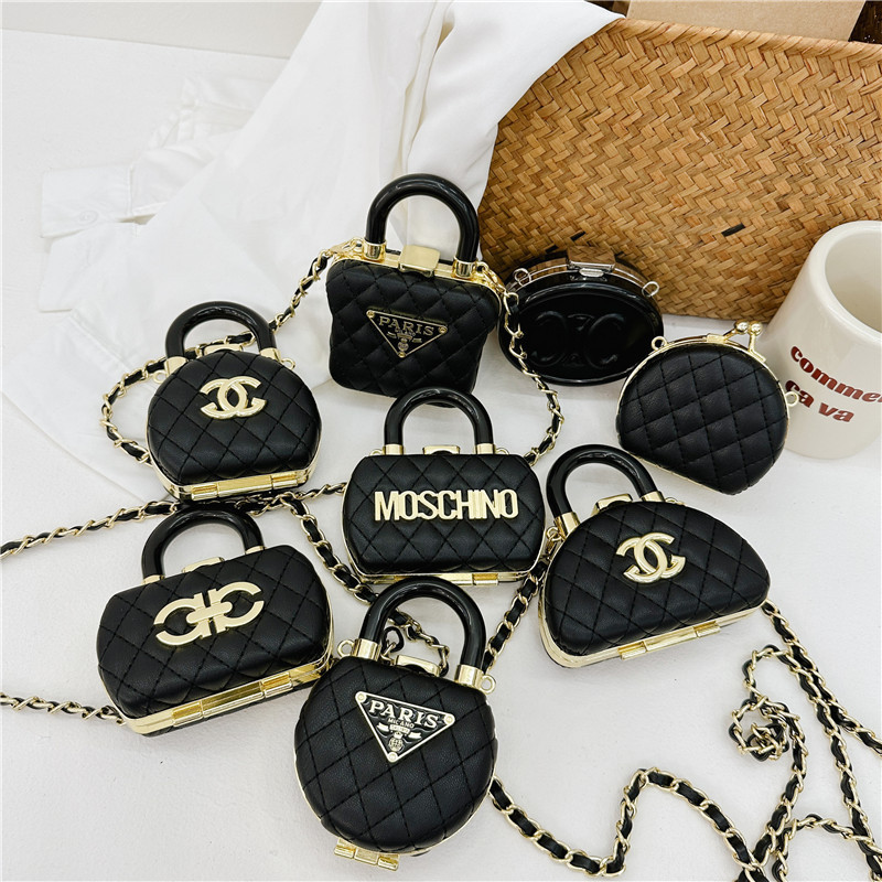 Mini Lipstick Small Bag for Women 2025 New Style Small Fragrant Cross-Body Small Bag Decorative Bag Pearl Chain Shoulder Bag for Women