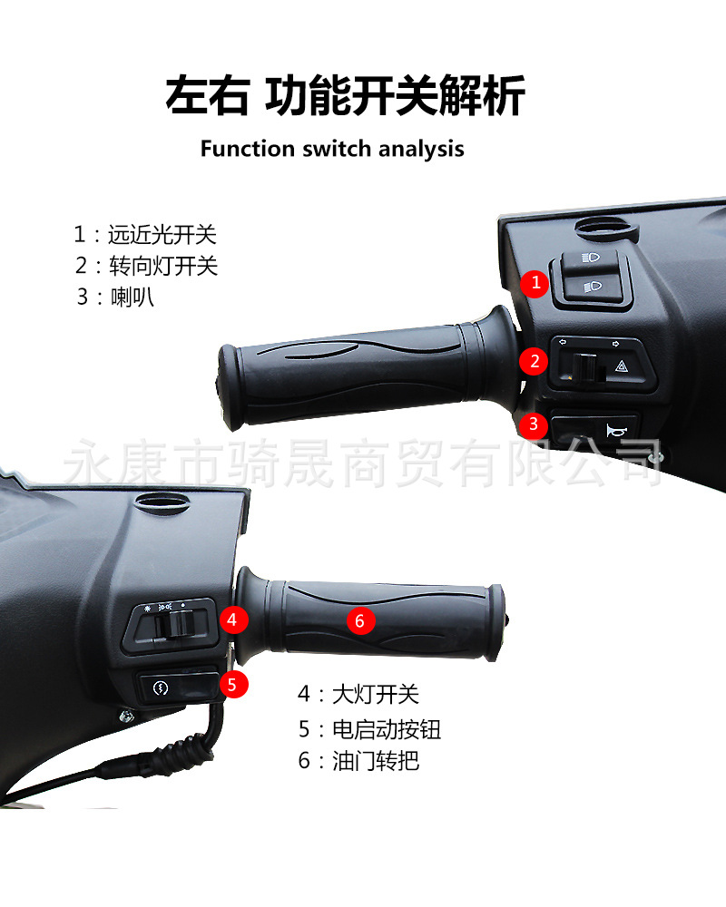 Cross-border export of Warwolf third-generation 50cc fuel-powered scooters, two-seater scooters, and skateboard motorcycles wholesale