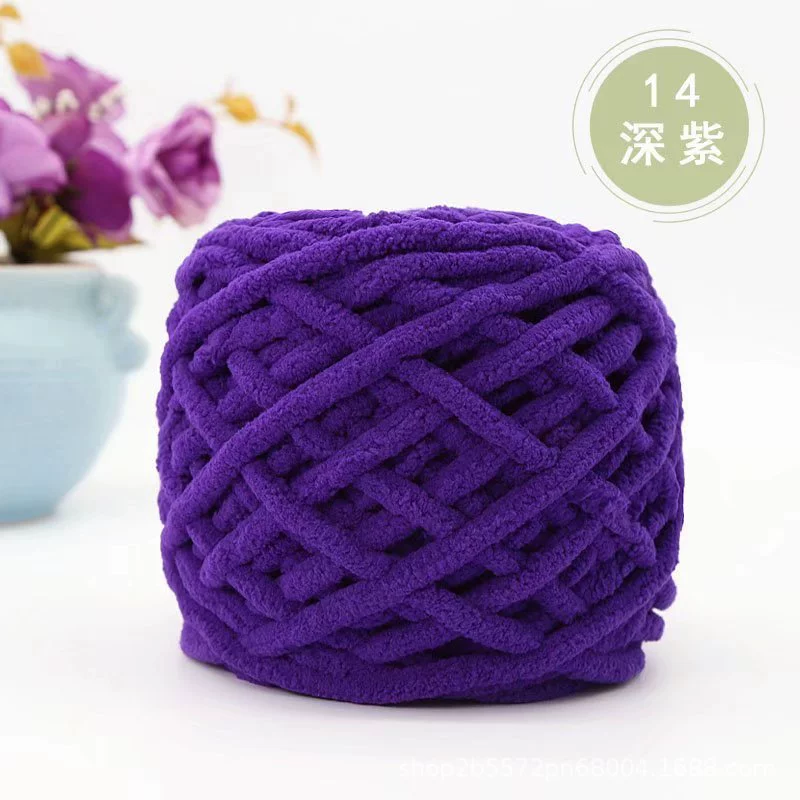 Шар пряжи шерстяной (ice yarn) — 15 м, толстая нитка, множество цветов для шарфов шапок тапочек