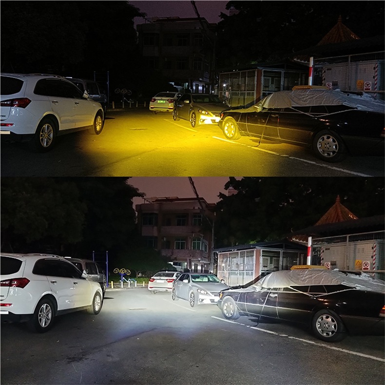 Motorcycle LED Spotlight, External High/Low Beam 12V-72V