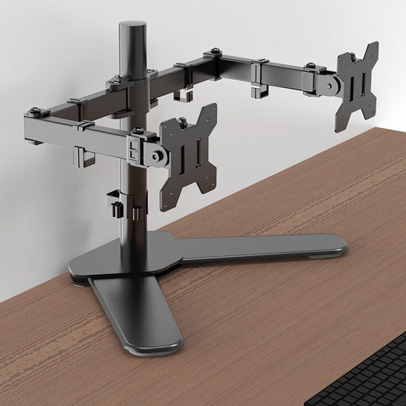 14-27 Monitor Stand Dual Screen Splicing Rotating Computer Stand Adjustable Telescopic Computer Monitor Stand Arm