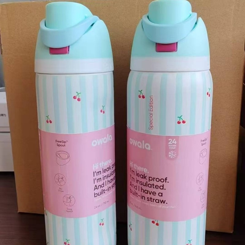 32オンス プリント クロスボーダー Amazon 新しい Owala Freesip ダブルドリンク魔法瓶カップ|undefined