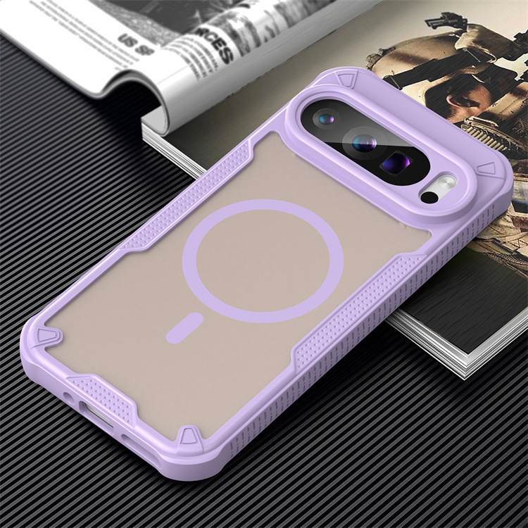 Suitable for Samsung S26Ultra Light Luxury Mobile Phone Case A57 Anti-Fall A37 Magnetic Protective Case M17 Transparent S26
