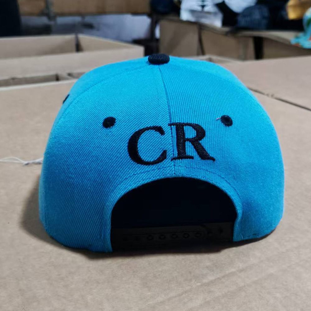 Number 7 Hip-hop Baseball Cap Flat Brim Adjustable Sport Hat_voghion.com