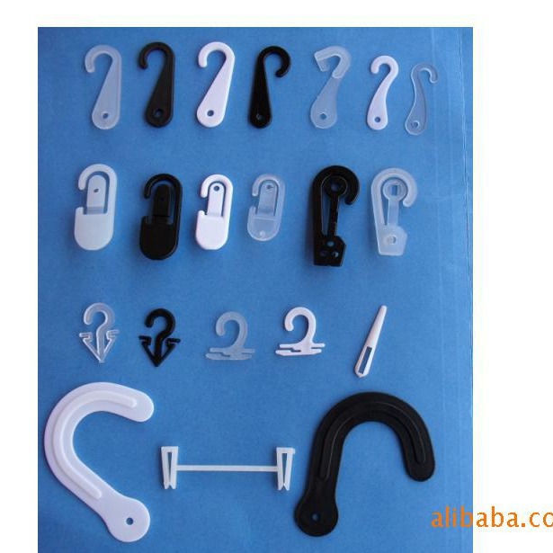 供应塑胶挂钩 挂勾  按扣勾 布样勾 胶夹 帽勾 袜勾  (图)