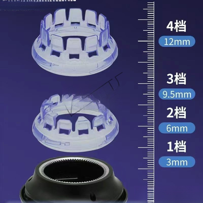 新型電動バリカン、電動バリカン、フラットヘッドUFOセルフヘアカット、ヘッドシェービングツール、ラウンドヘッドヘッド|undefined