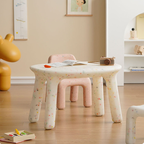 Nordic children's learning table ins plastic kindergarten cute building block table baby learning table bedroom desk