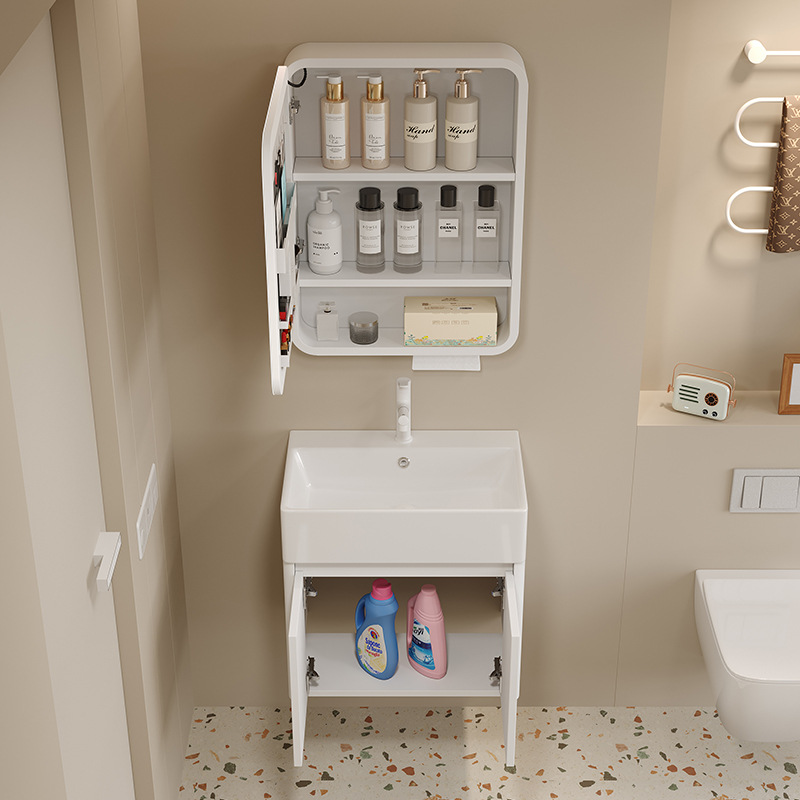 lavabo tipo hogar pequeño arco grueso abeja lavabo armario combinación mini armario de baño lavabo inodoro