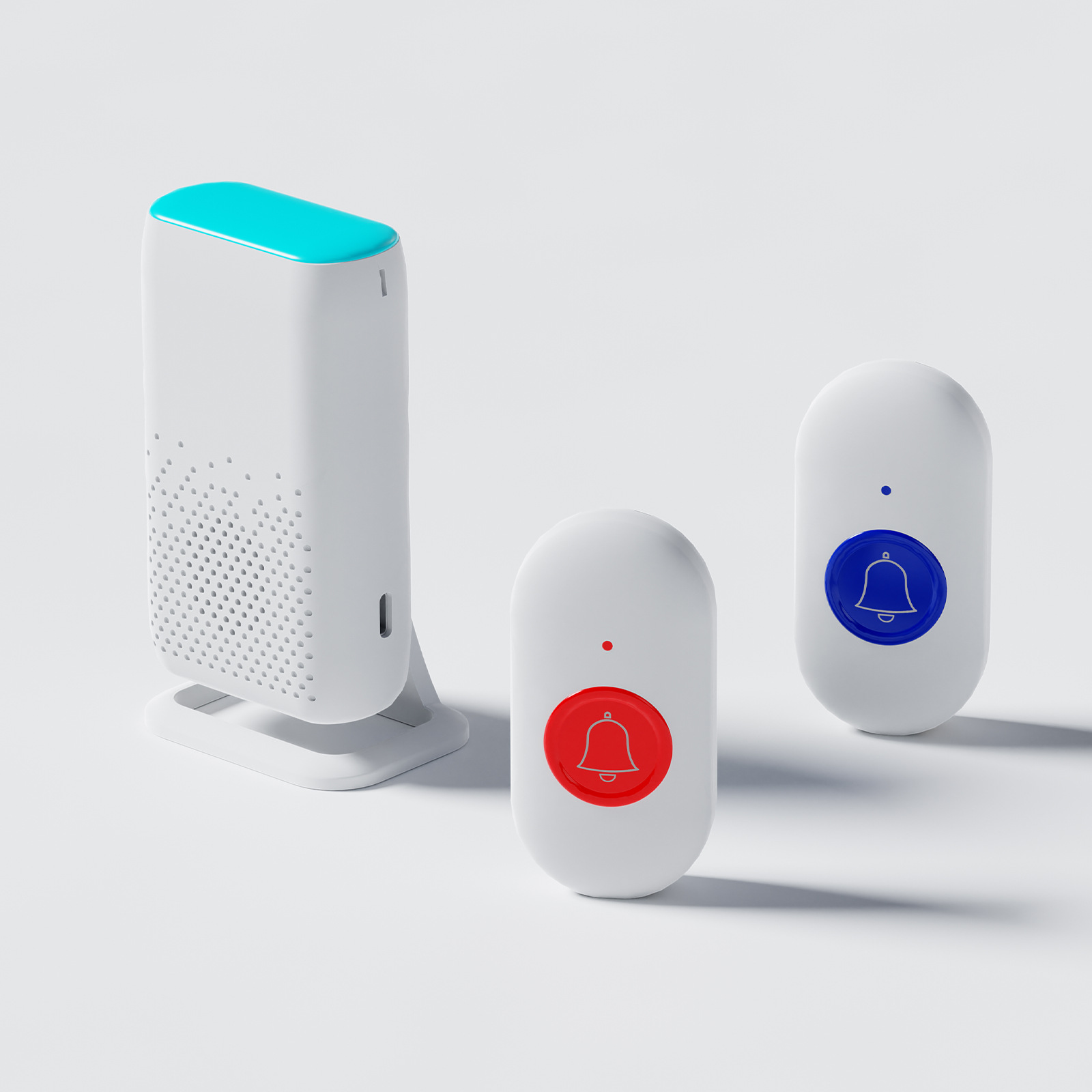 1*빨간색 버튼 + 1*파란색 버튼 + 1*호스트