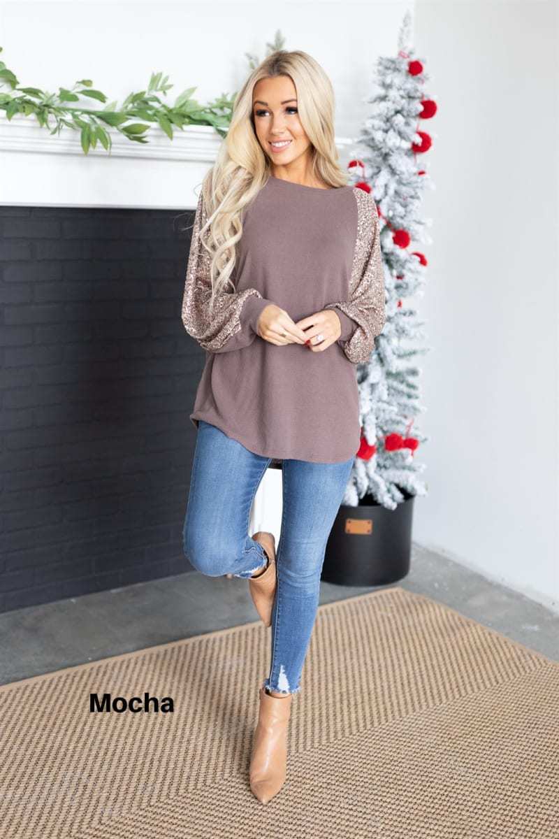 Fashion Solid Color Polyester Round Neck Long Sleeve Batwing Sleeve Sequins Hoodie display picture 8