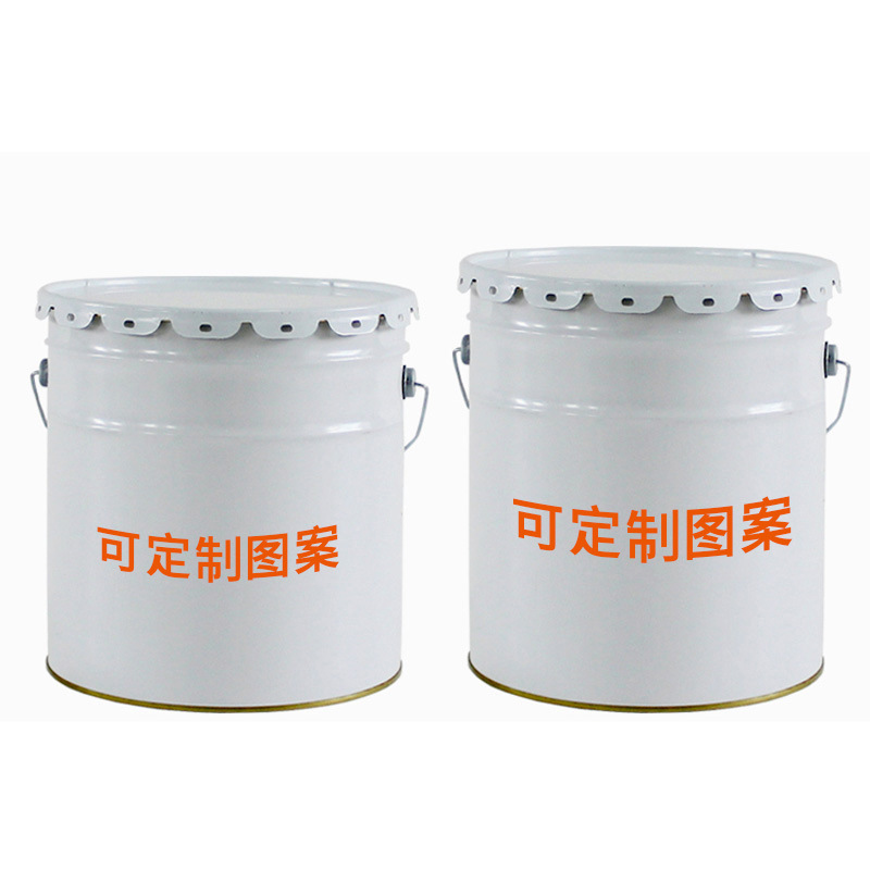 厂家现货乳胶漆铁桶20L18L化工铁桶马口铁镀锌可手提花篮涂料铁桶