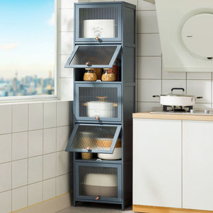 Simple Kitchen Cabinet Household Combination Multi-functional Cupboard Storage Sideboard Storage Cabinet Multi-layer Wall Side Cabinet