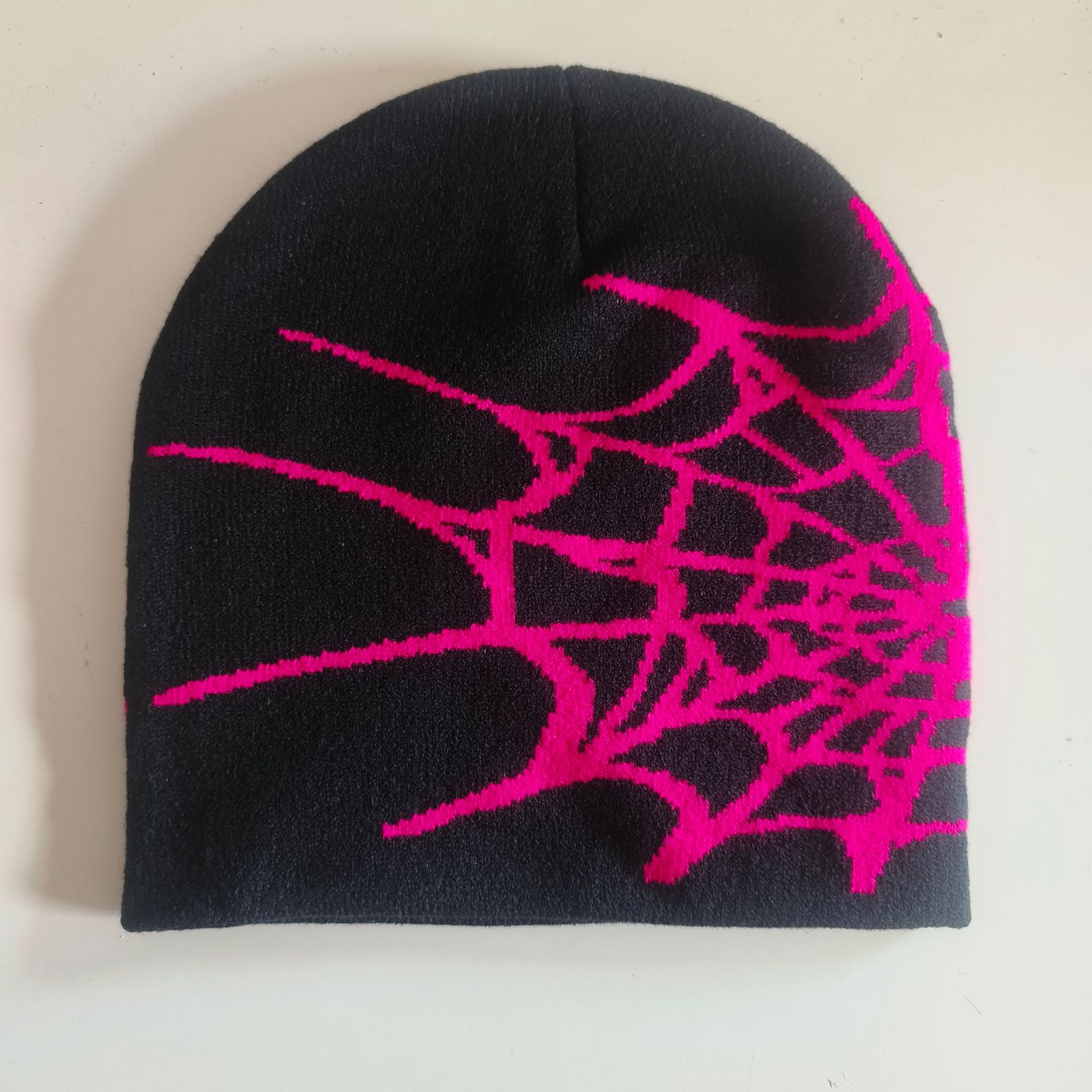 Sombrero de punto explosivo transfronterizo, letra de hip-hop mea gorra de guisantes para hombres y mujeres, sombrero de lana jacquard cálido de invierno en la calle