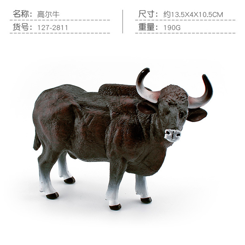 Simulación transfronteriza Texas Longhorn vaca charolai vaca GOER búfalo de Río Wtu West vaca modelo