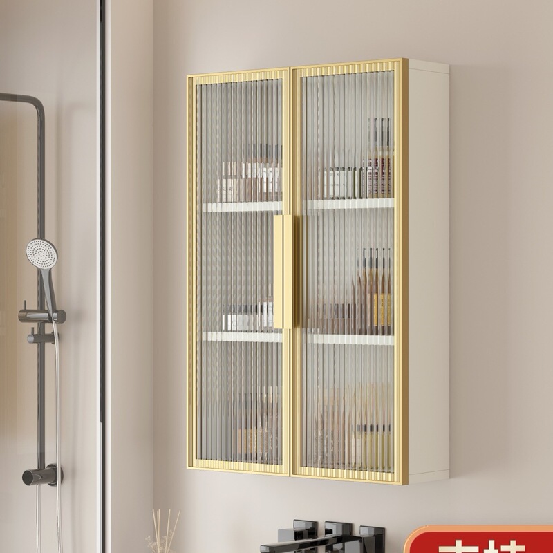 Bathroom Small Wall Cabinet Hanging Cabinet Bathroom Cabinet Aluminum Alloy Bathroom Cabinet Storage Cabinet Storage Cabinet Bathroom Side Cabinet