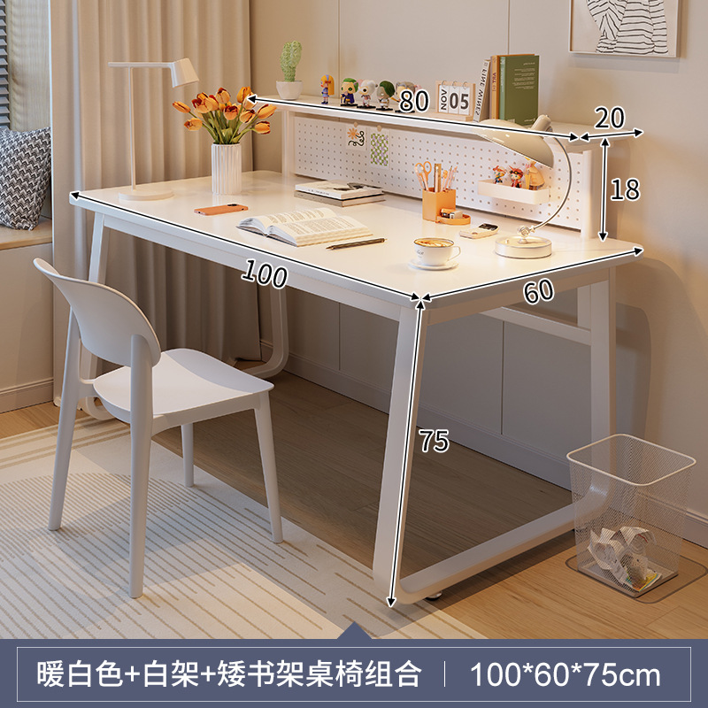 Escritorio de la computadora simple chica dormitorio pequeña mesa estudiante escritorio Workbench pequeño apartamento casa