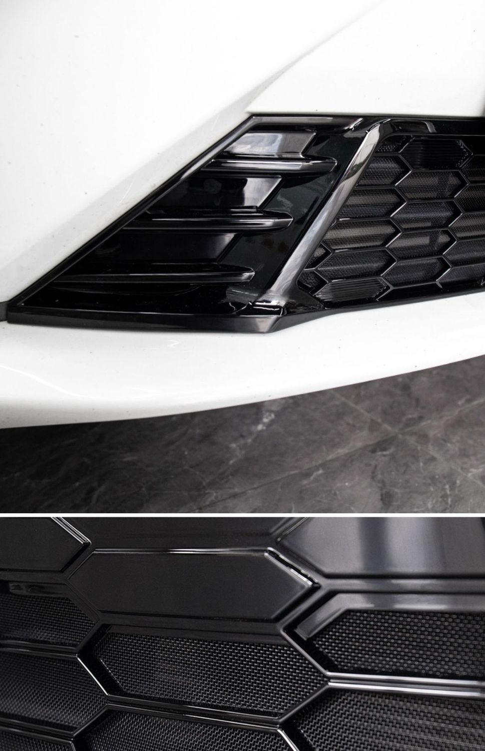 Suitable for Honda grid snap-on insect-proof net water tank insect-proof middle net frame trim strip front face appearance upgrade modification