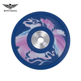 跨境批发健身房竞技杠铃片杠铃高弹片举重片定制图片杠铃片
