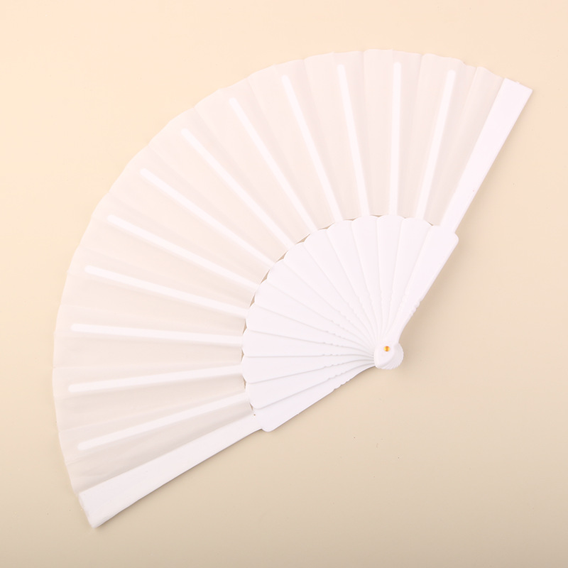 Abanico Plegable de Encaje de Plástico, Estampado, para Danza image 71