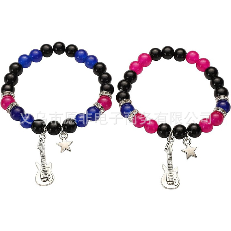 Cross-border hot selling friendship album bracelet cosplay costume accessories magnetic couple relationship distance bracelet gift