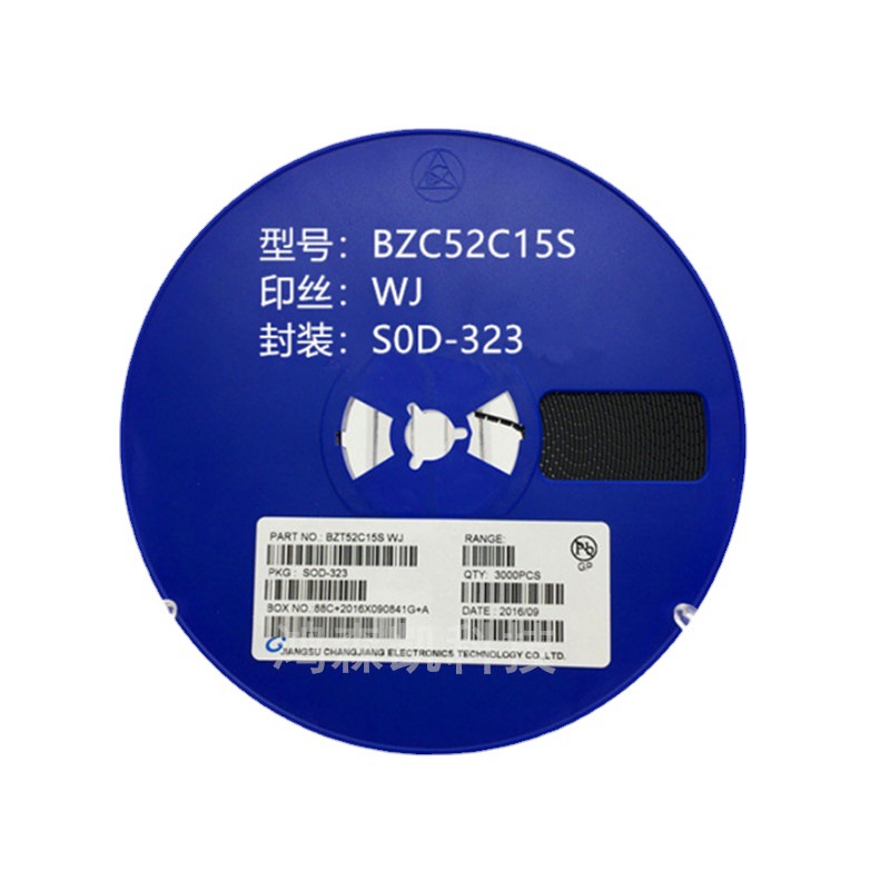 原装现货BZT52C15S  丝印WJ 15V 稳压二极管贴片SOD-323