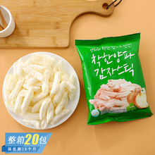韓國進口莉邇洋蔥紫薯味空心土豆條網紅辦公室休閑膨化小吃零食品