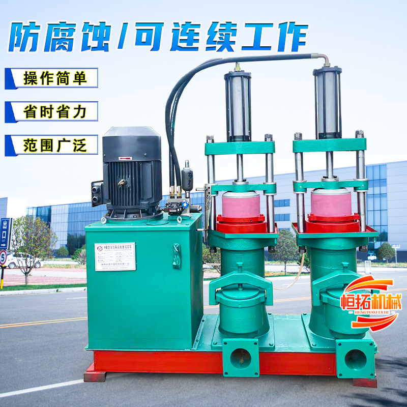 双缸液压陶瓷柱塞泵污水泥浆处理工业大流量液压输送泵