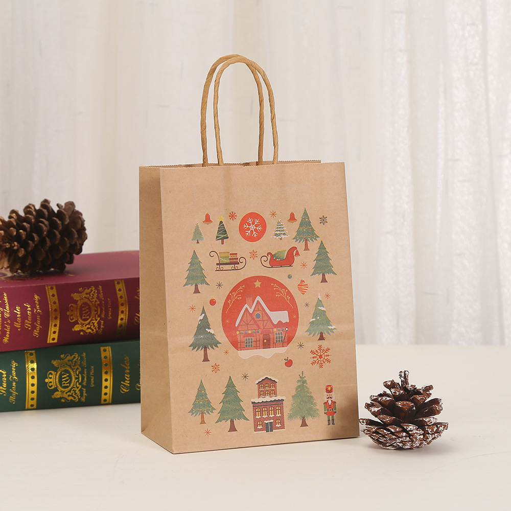 Christmas Festival Multicolor Pattern Christmas Simple Style Classic Style Multicolor Christmas Gift Wrapping Supplies