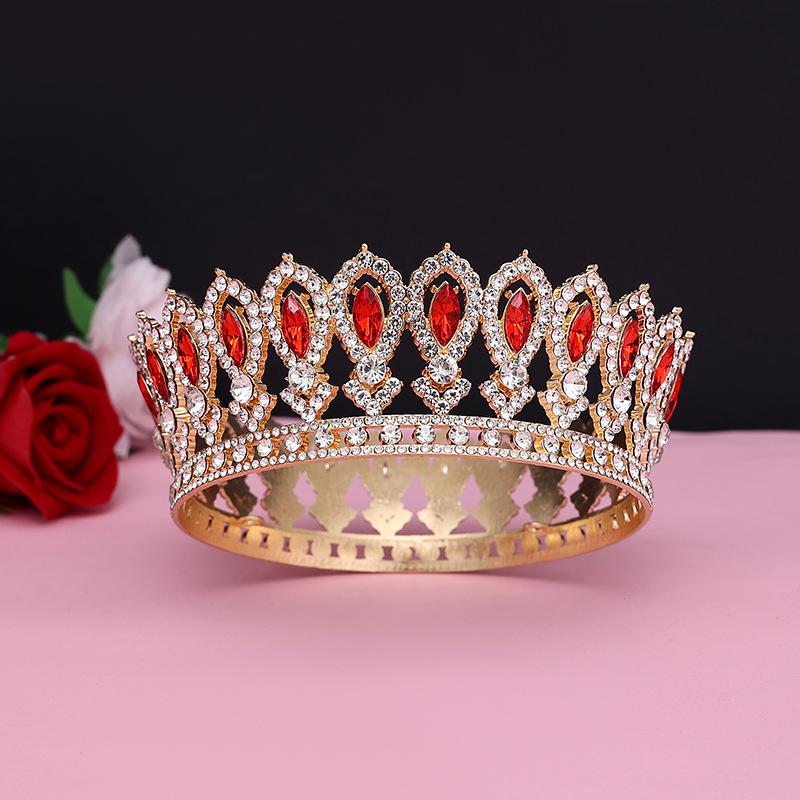 Los hombres de oro rey corona tocado adulto cumpleaños corona Halloween etapa ópera rendimiento unisex