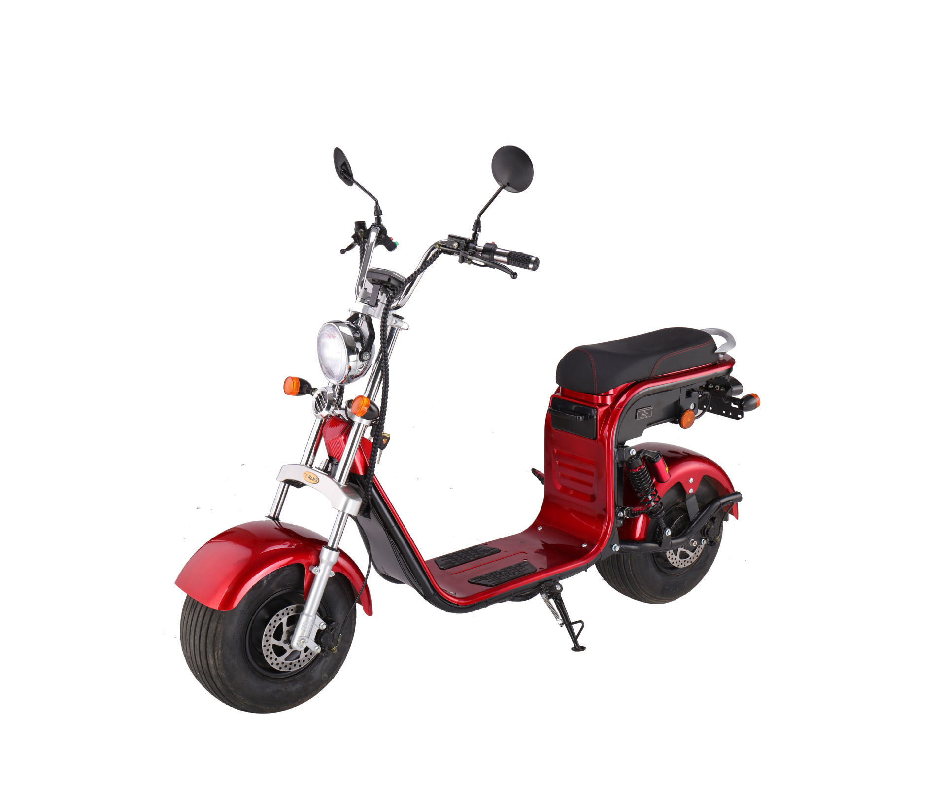 跨境欧洲EEC认证哈雷电动车60V可拆卸电瓶车成人代步电动滑板车