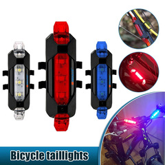 自転車ライトテールランプUSB充電LED警告灯夜自転車テールランプマウンテンバイク自転車乗用装備