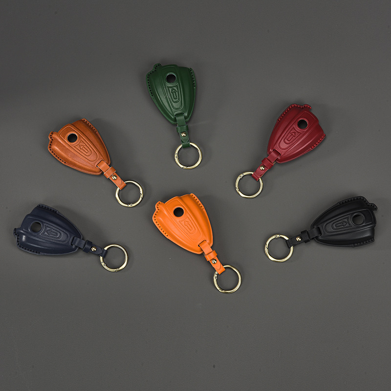 Suitable for Bmw R18 Retro Motorcycle Key Cover Cowhide Leather Key Cover Bmw R1