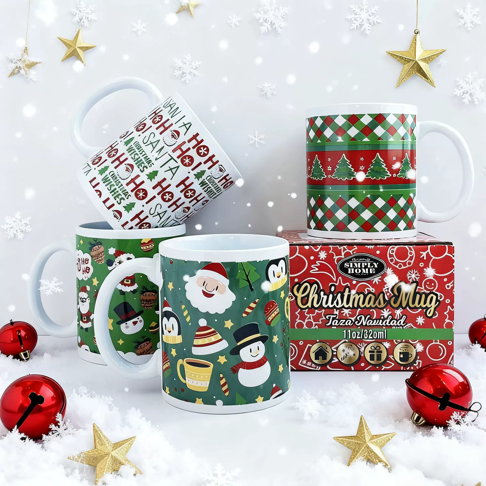 11oz直筒C把马克杯色釉杯颜色杯彩色杯可印LOGO刻字送礼品杯水杯