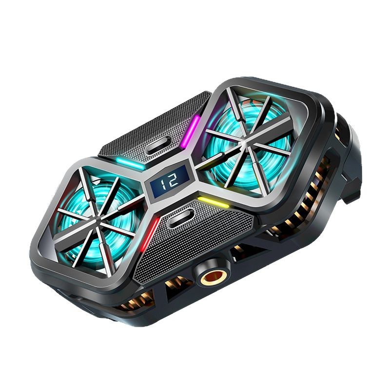 Nuevo semiconductor refrigeración tableta teléfono móvil radiador con cable multi-engranaje ajustable succión magnética clip trasero juego móvil artefacto de refrigeración