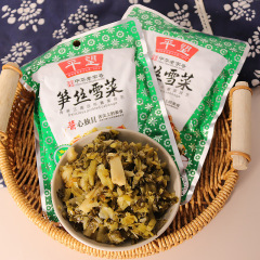 蘇州平望稲糸雪菜おかず漬け物料理150グラムの小袋入りの箱卸売り量は交渉できる