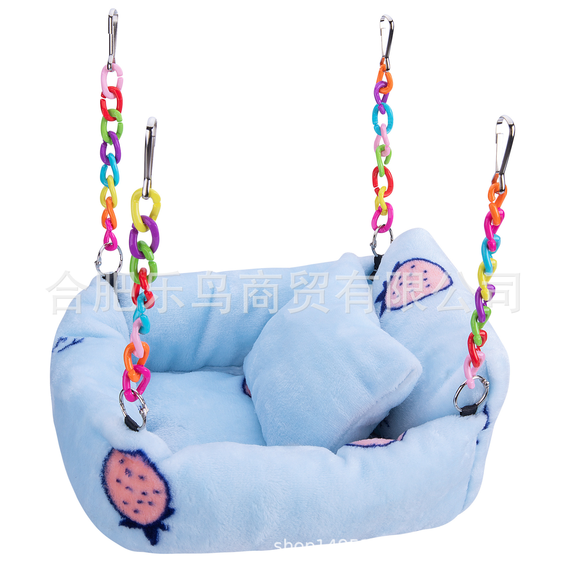 Loro hamaca hamster oso dorado totoro bolsa de miel hamaca colgante nido colorido cadena colgante nido amazonas transfronteriza