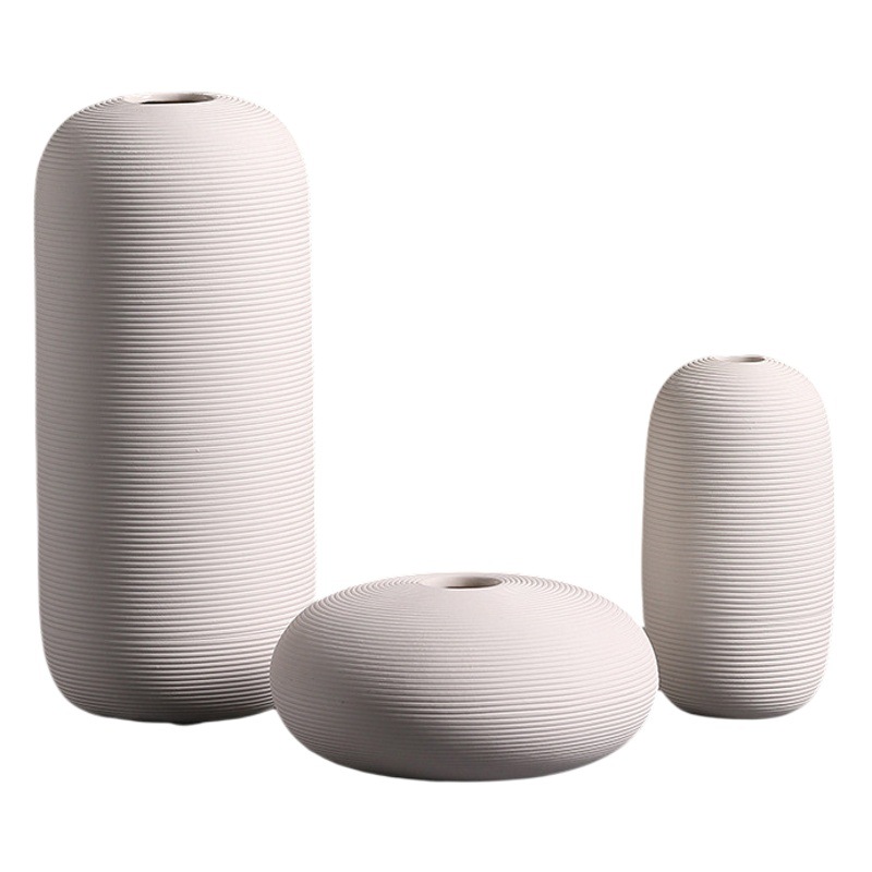 Nórdico simple ins arreglo floral florero de flores secas decoración de cerámica TV gabinete sala de estar decoración de escritorio decoración de flores