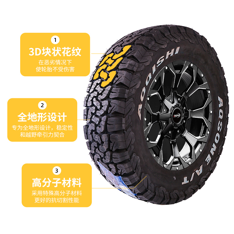 At Off-Road Tires 205/215/225/235/245/255/265/60/65/70/75R15R16R17Mt