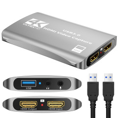 新しいプライベートモデルビデオカードライブキャストキャプチャUSB3.0キャプチャリング4K高精細キャプチャOBSゲームキャプチャカード