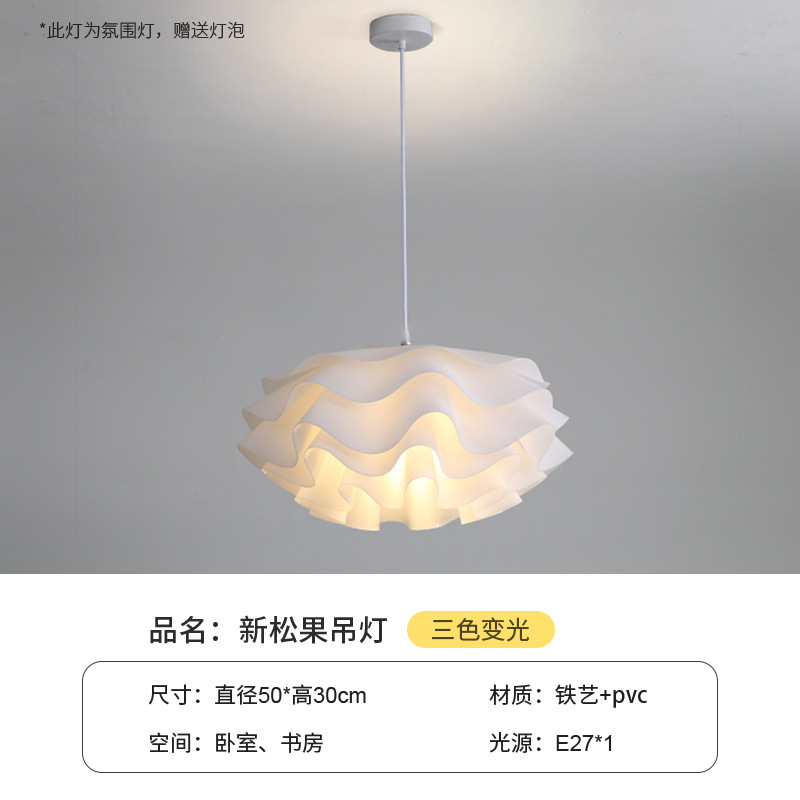 Nuevo chandelier-50CM-9w de fruta de pino