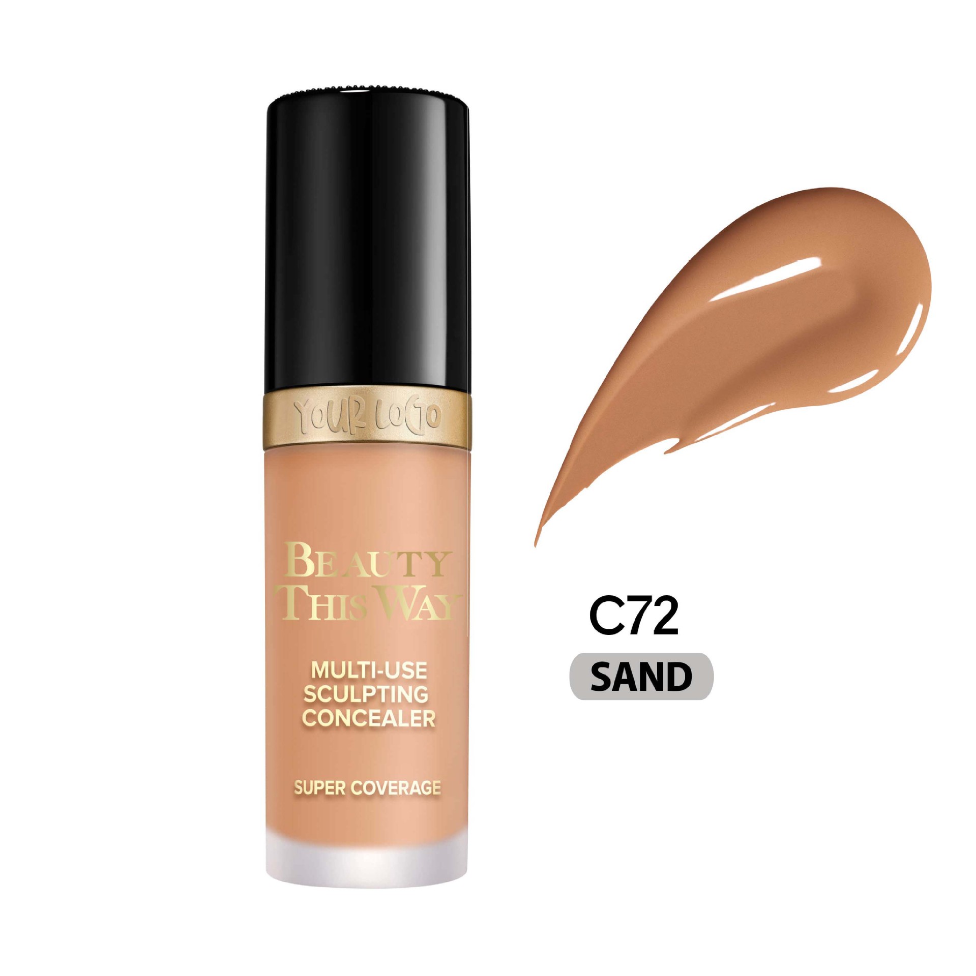 Too Faced Concealer, concelador de base, concelador de base de maquillaje ligero y fino, concelador de base líquido para reparar la apariencia, concelador de base