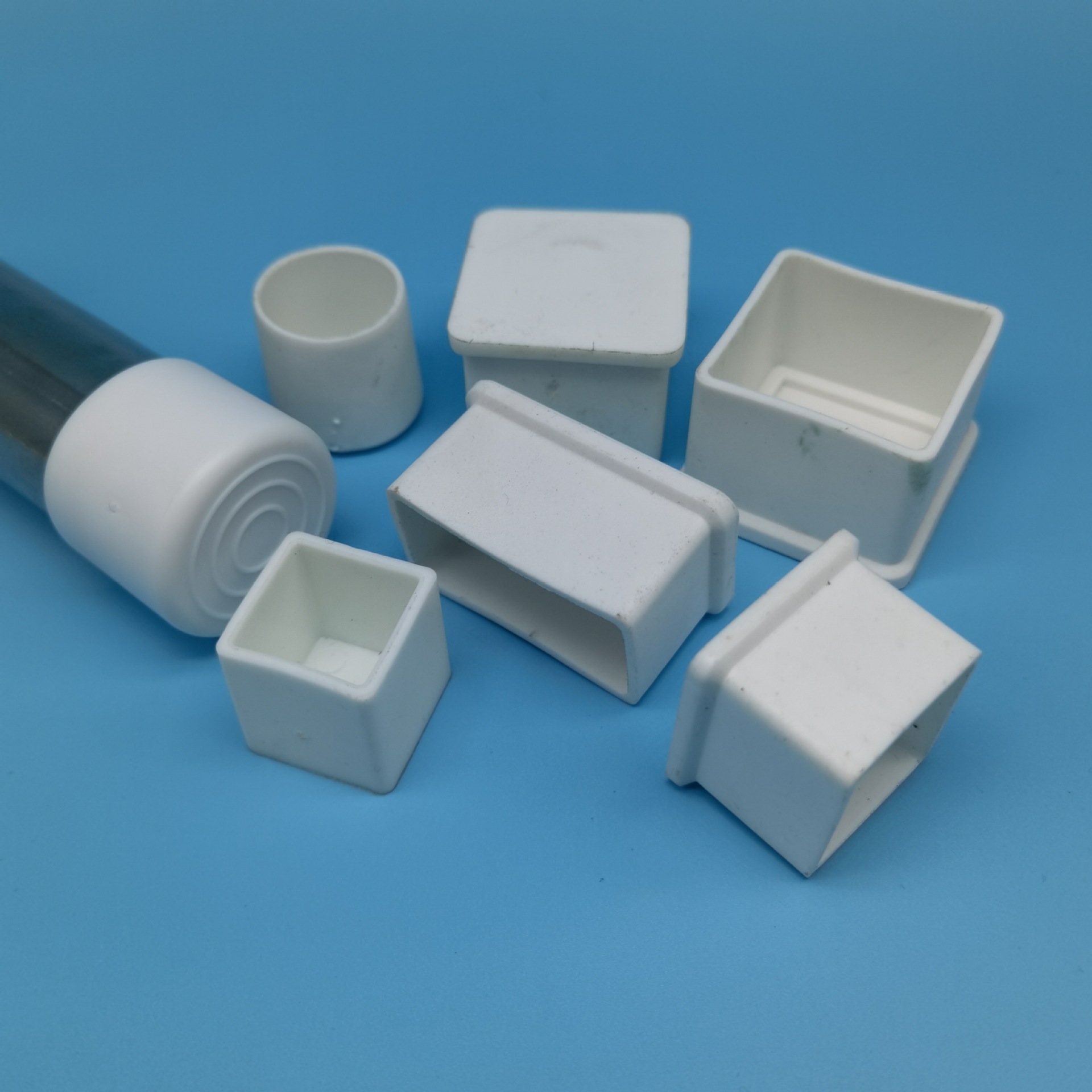 Diyamei White pipe sleeve Rubber foot Soft cover rubber coat Pipe plug Plug Furniture Accessories