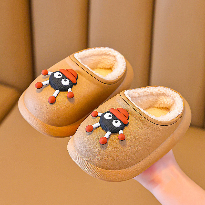 Zapatillas de algodón para niños, zapatillas de invierno para padres, zapatillas de algodón impermeable para niños, zapatillas para niños