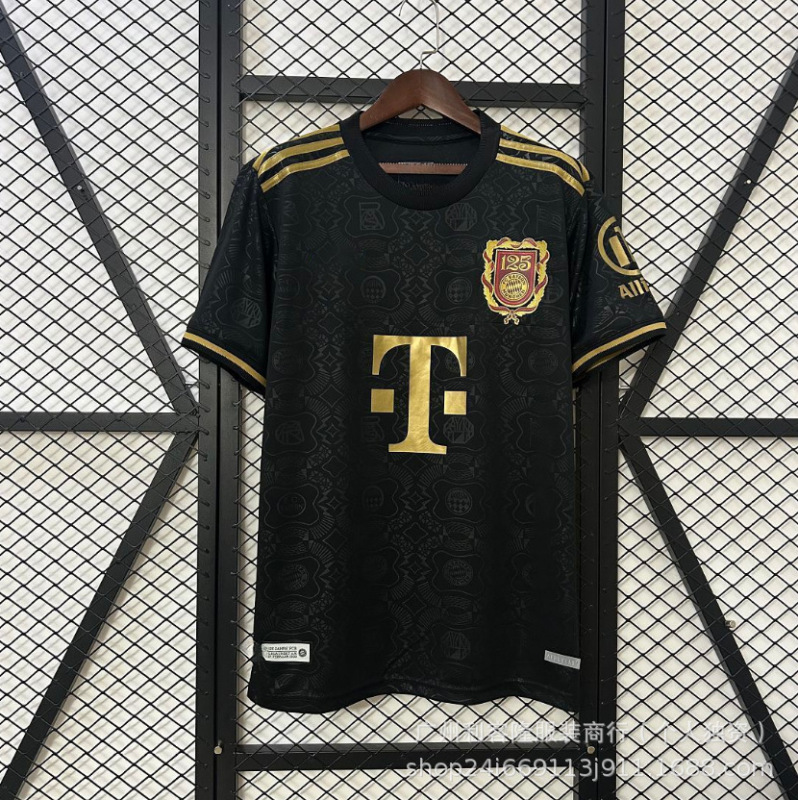 热门新款足球服拜仁球衣主客场纪念版短袖t恤厂家直销可印号跨境|undefined