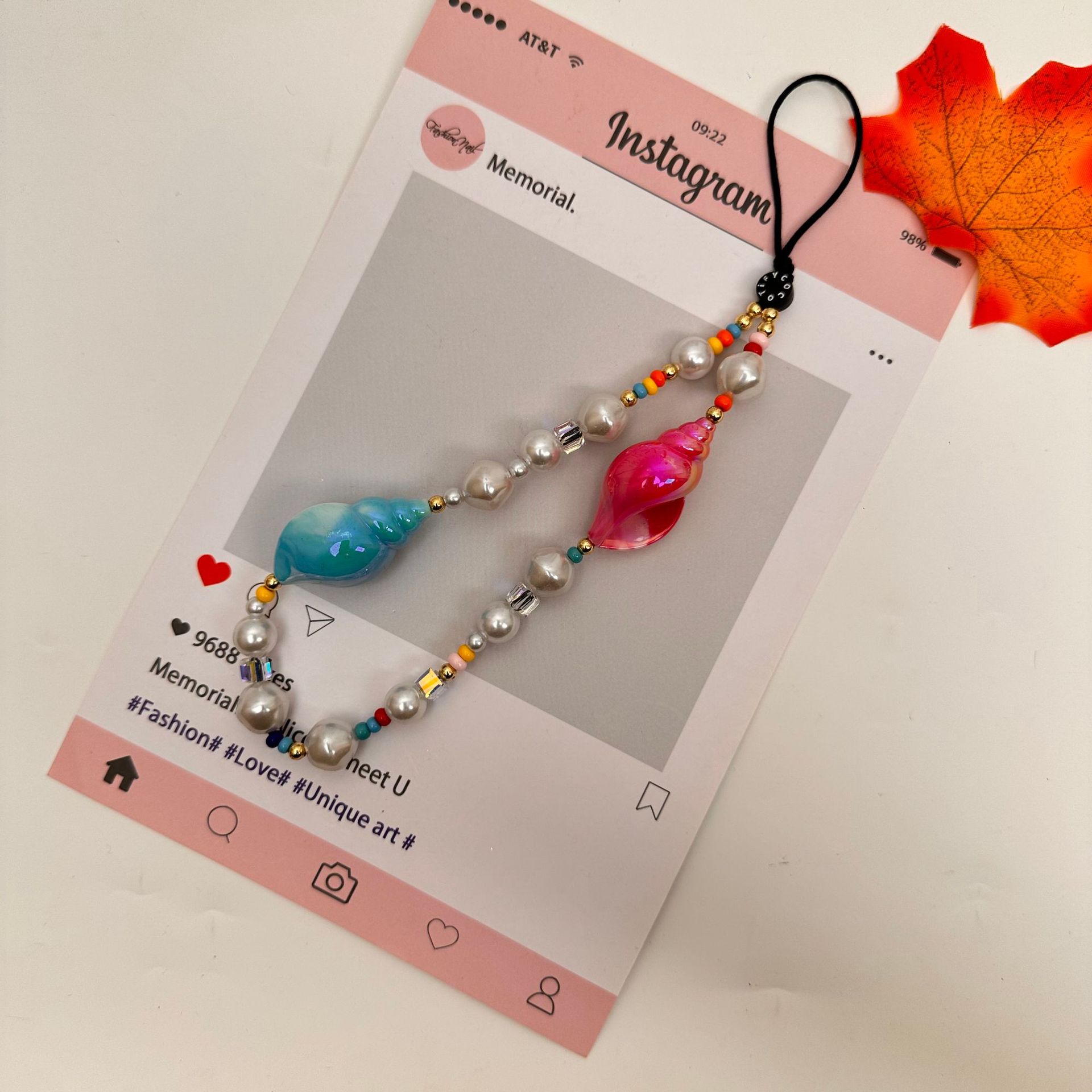 Moda simple amor serie de nubes de cadena de teléfono móvil bolso de cadena de teléfono móvil bolso de llavero colgante corto nicho diseño