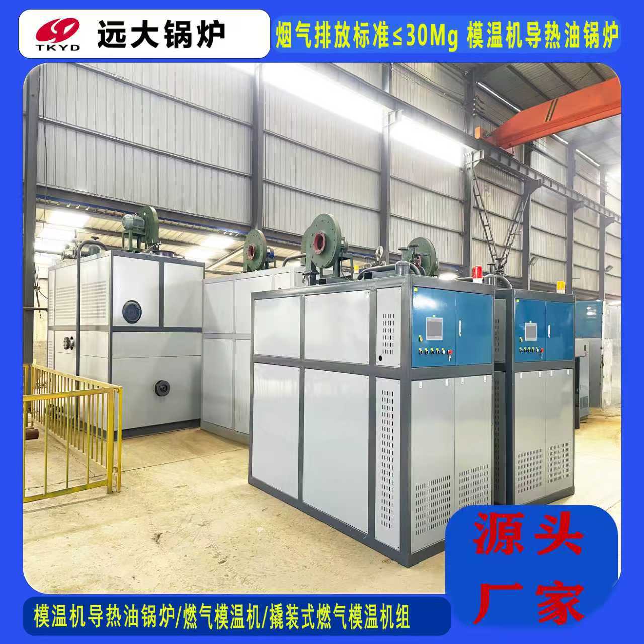 广泛应用高温度定型专用卧式 60万大卡燃油模温机燃气导热油锅炉