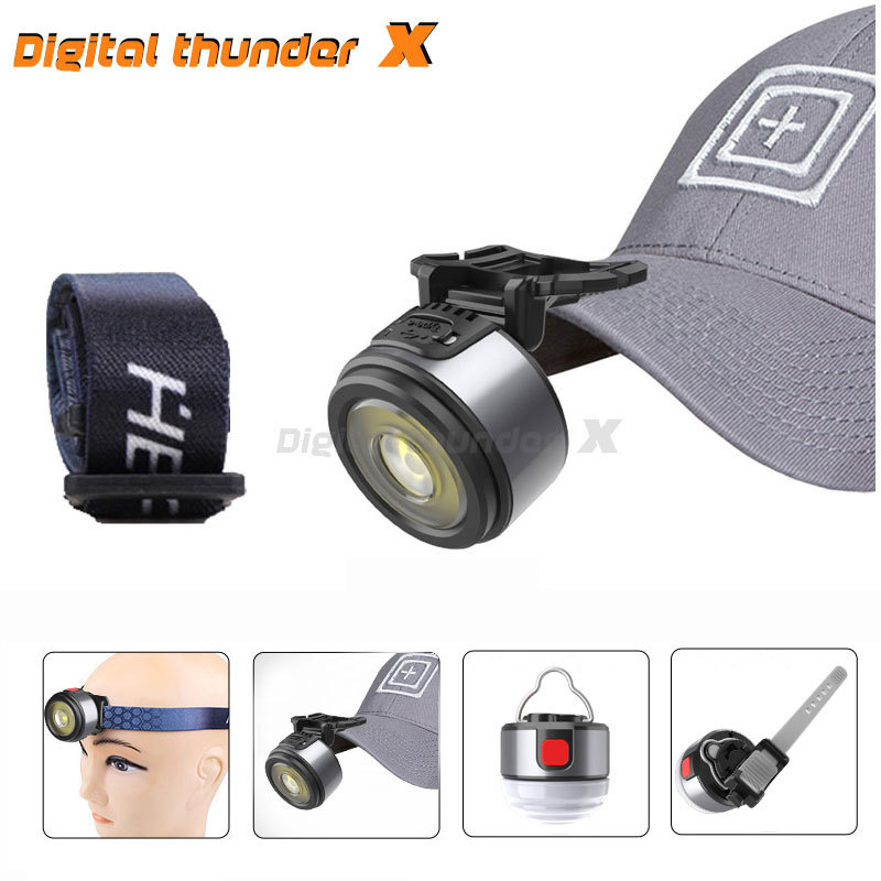 Noviembre nuevo faro de luz fuerte multifuncional con imán gancho lámpara de camping lámpara de clip Lámpara de trabajo lámpara de bicicleta