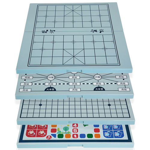 Five-in-a-Row Folding Board Game 0.33 Children's Educational Student Board Game Folding Checkers Flying Chess Go Toy